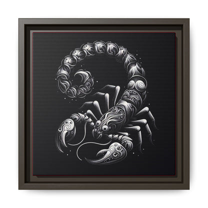 Scorpion Art Canvas Print | Multi-Color Framed Wall Decor