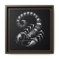 Scorpion Art Canvas Print | Multi-Color Framed Wall Decor