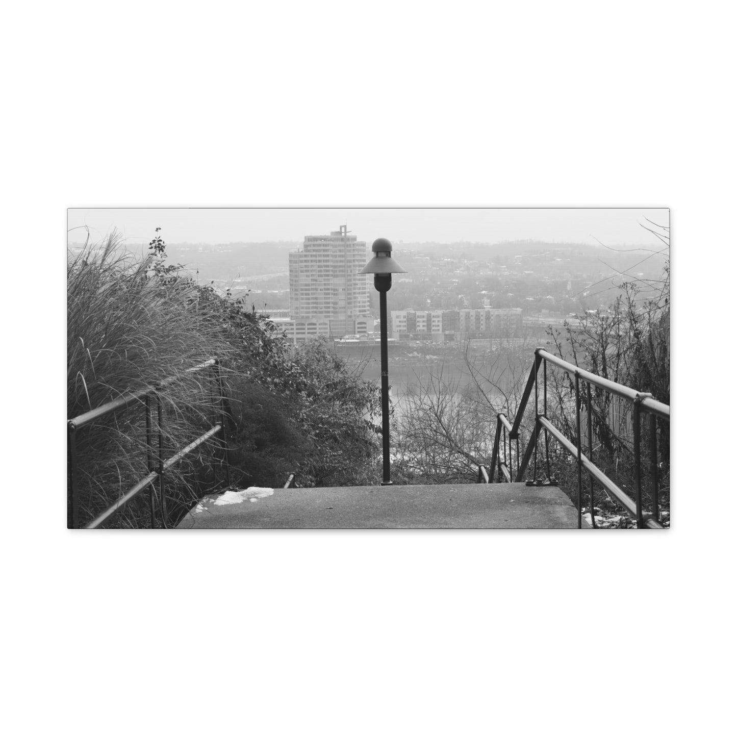 Cincinnati Winter Canvas Print — "Cincinnati in the winter is beautiful"