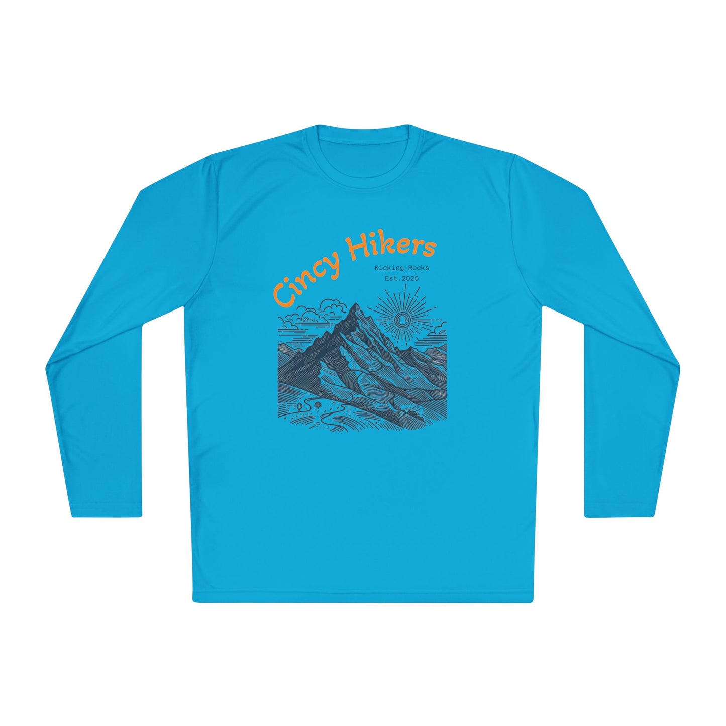 Cincy Hikers Unisex Lightweight Long Sleeve Tee | Perfect for Hiking, Outdoor Adventures, Camping, Gifts for Nature Lovers, Travel Wear
