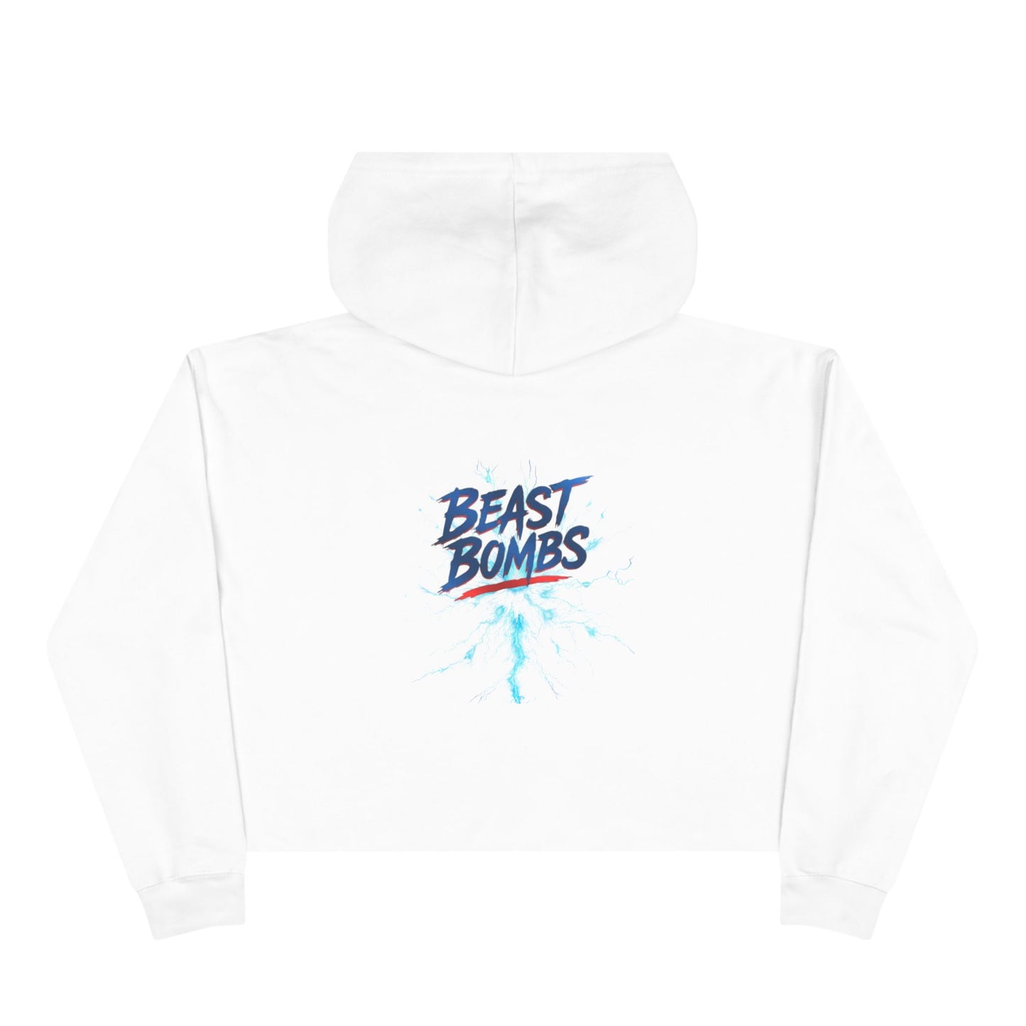 Beast Bombs Crop Hoodie - Stylish Crop Top for Gym Lovers, Athleisure Wear, Fitness Gift, Trendy Streetwear, Relaxed Fit Sweatshirt
