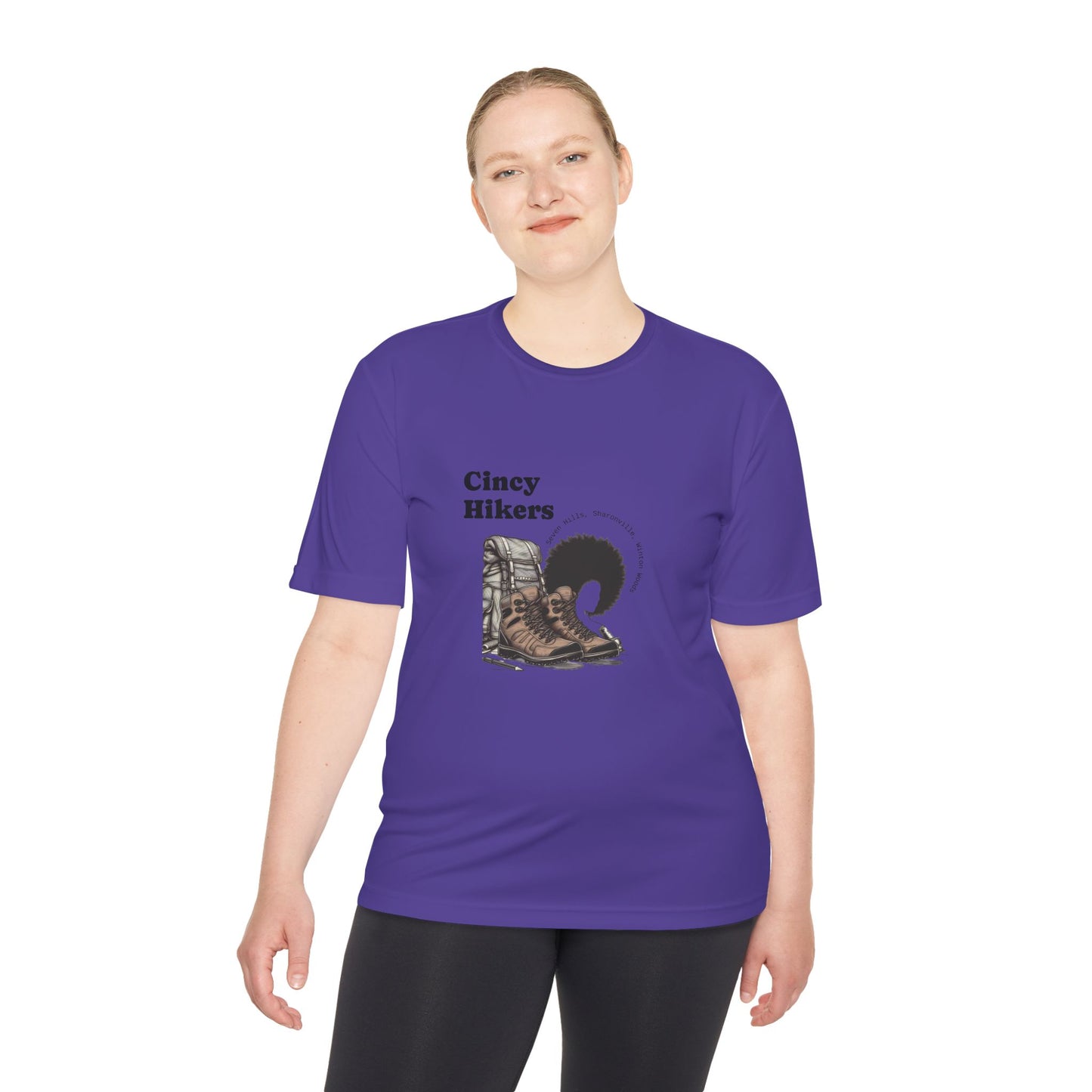 Cincy Hikers Moisture Wicking Lady Tee | Perfect for Outdoor Adventures, Hiking Gear, Gift for Hikers, Athletic Top, Casual Wear