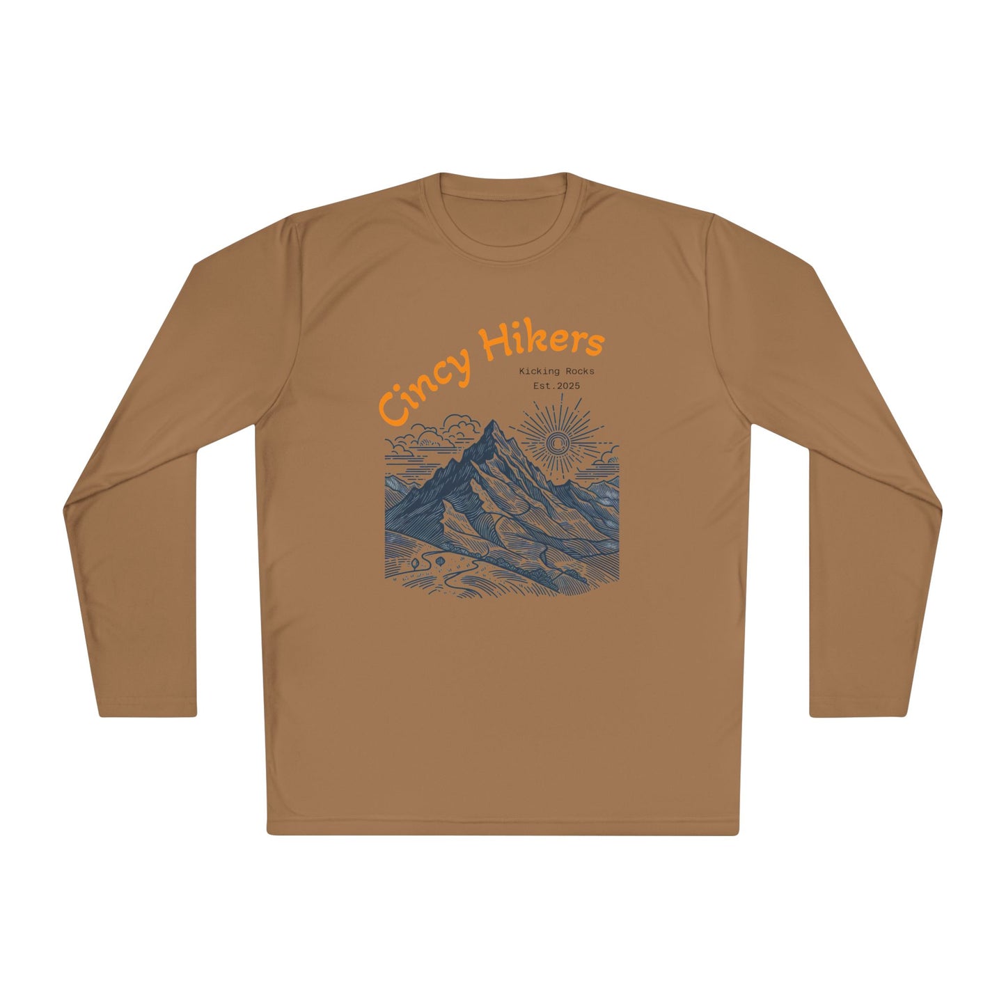 Cincy Hikers Unisex Lightweight Long Sleeve Tee | Perfect for Hiking, Outdoor Adventures, Camping, Gifts for Nature Lovers, Travel Wear