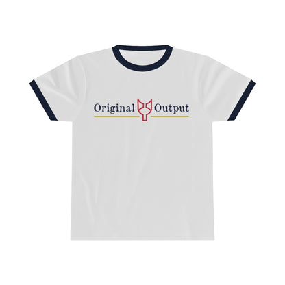 Original Output Unisex Ringer Tee