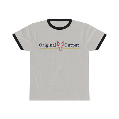 Original Output Unisex Ringer Tee