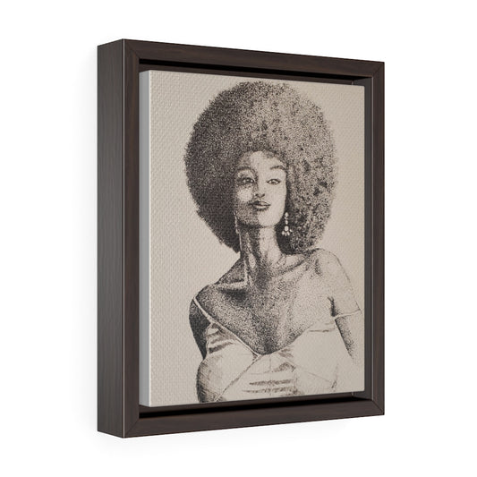 "Lourcey" Vertical Framed Premium Gallery Wrap Canvas